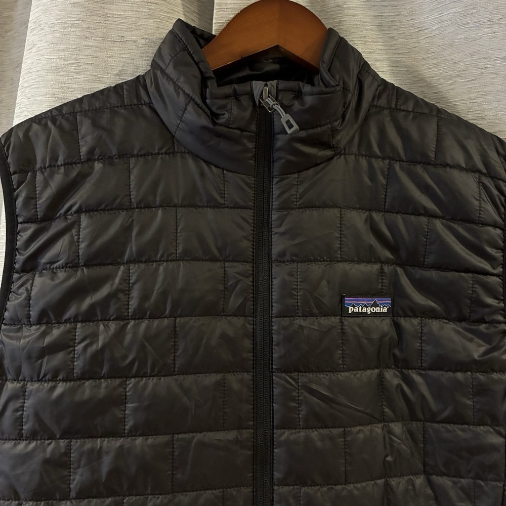 Patagonia Nano Puff Mens Vest Black Puffer Gorpcore Medium 84242 - Picture 3 of 7